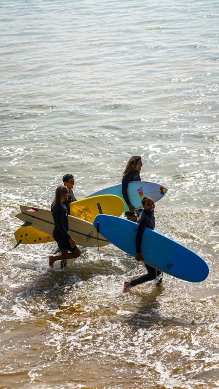 Surf break in Morocco