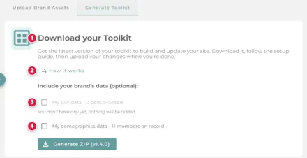 Toolkit download screenshot