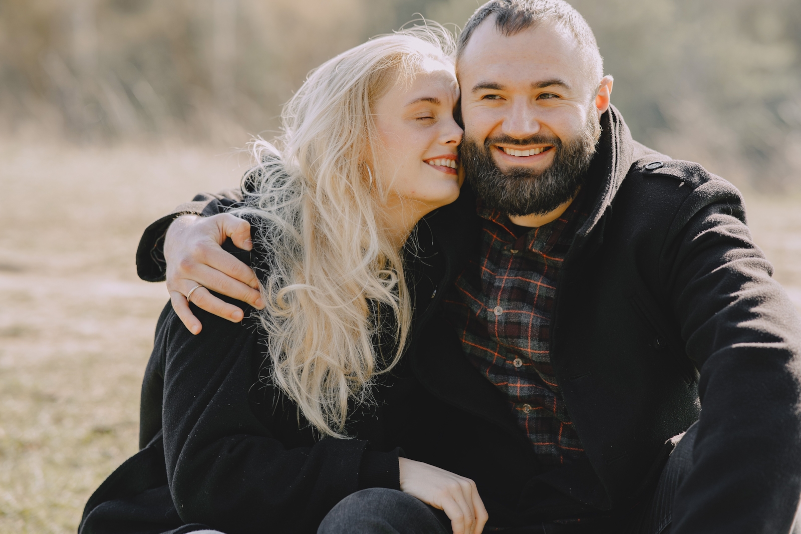 Couple sharing a cafe moment