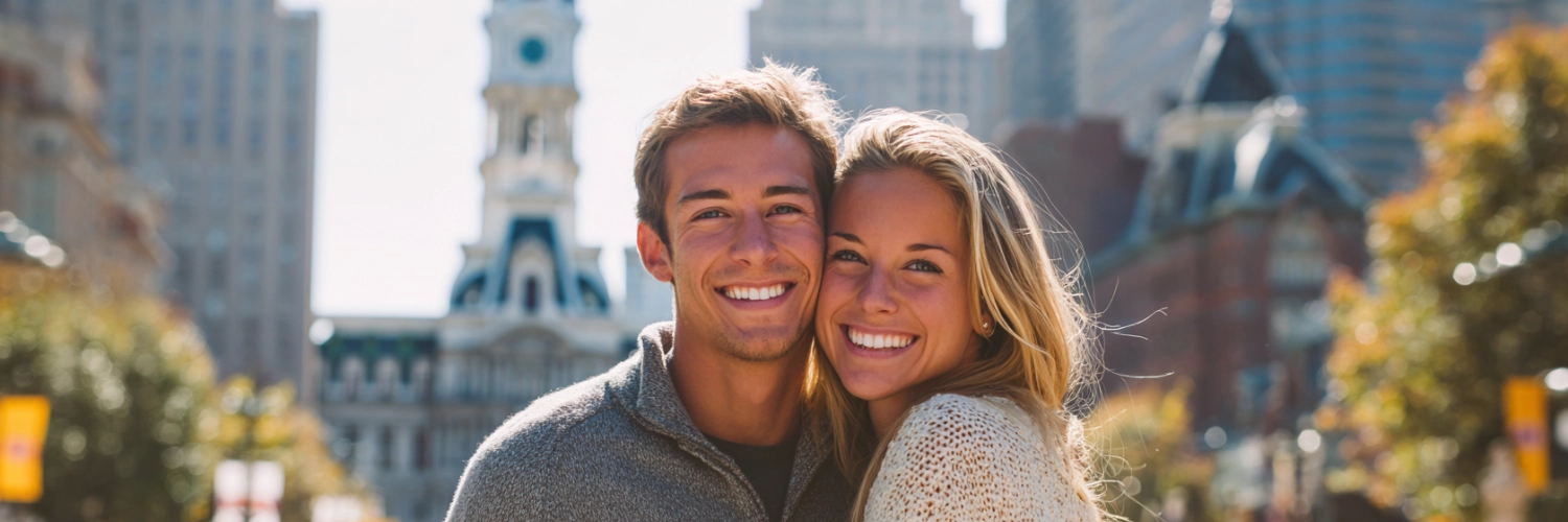 A warm evening in the heart of Philadelphia, where meaningful connections are made through faith and partnership.