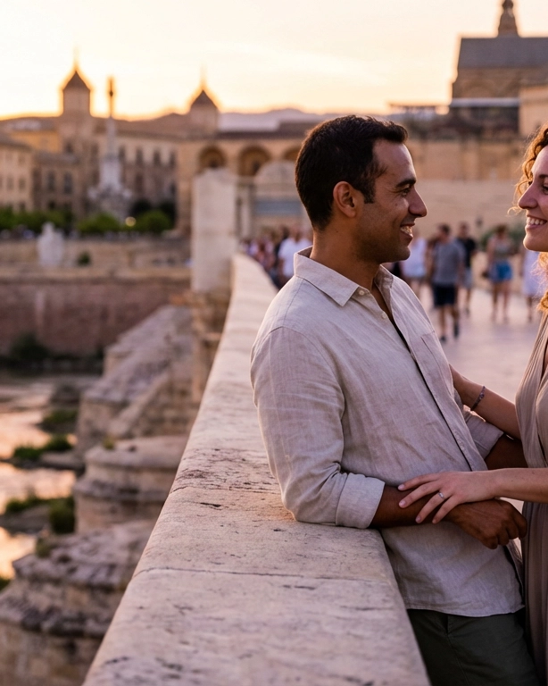 Couple on a date in Cordoba, Spain — ExpatSingles dating for expats