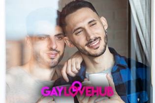 Stylish gay singles celebrating their VIP upgrade on Gay Love Hub.