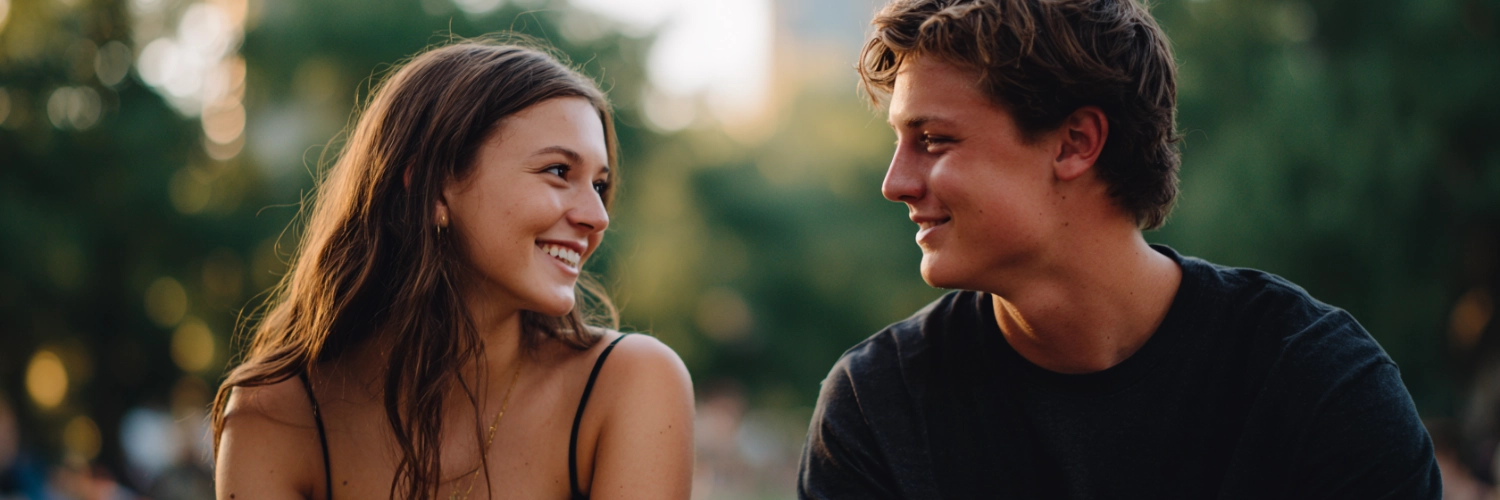 A romantic sunset view of Miami's skyline, representing the vibrant dating scene in the city.