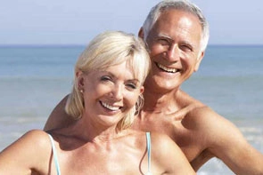 Mature Couple On The Beach
