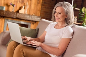 Woman On Laptop