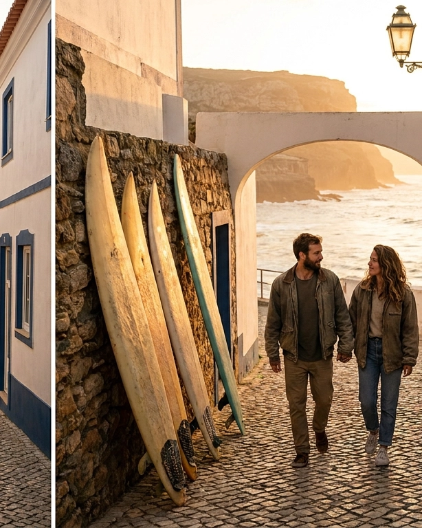 Ericeira neighborhood scene