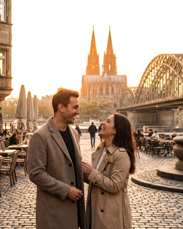Cologne neighborhood scene
