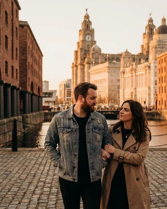 Liverpool neighborhood scene