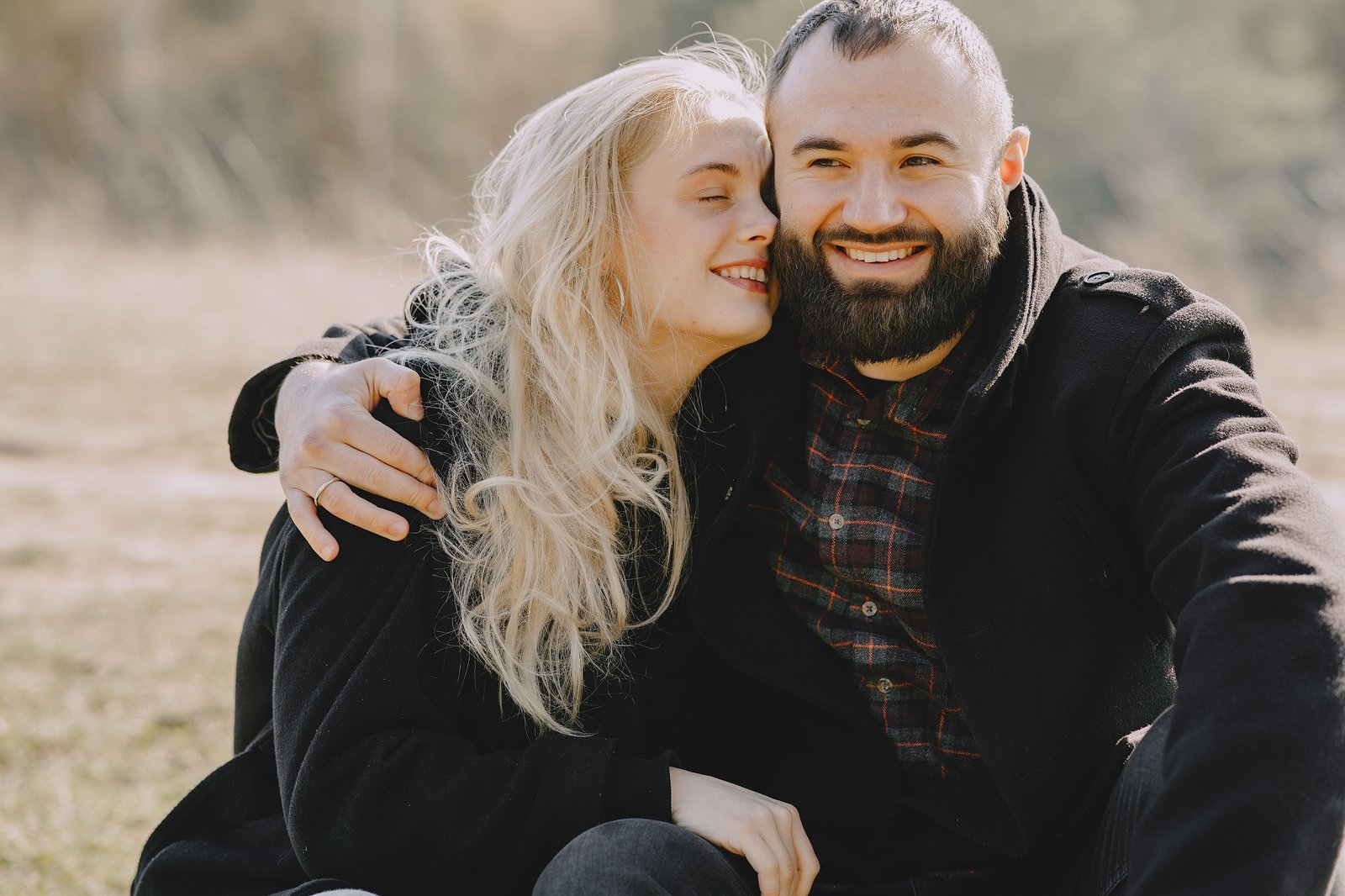 Couple sharing a cafe moment