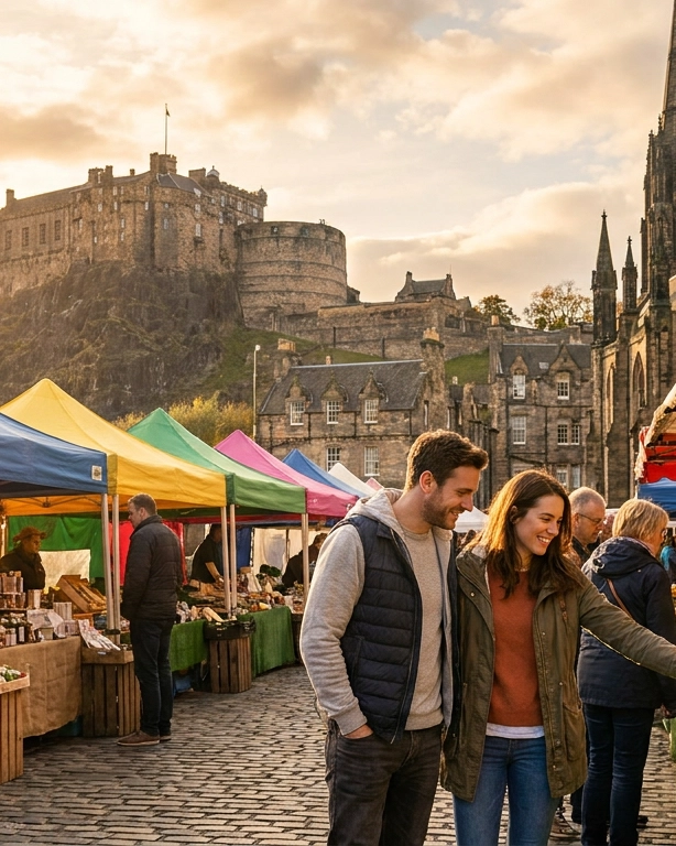 Couple on a date in Edinburgh, uk — ExpatSingles dating for expats