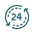 24/7 customer care icon