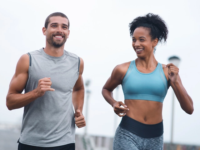 Couple Running Together